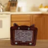 Tirelire chat marron 1000 1 plan stylo-euro