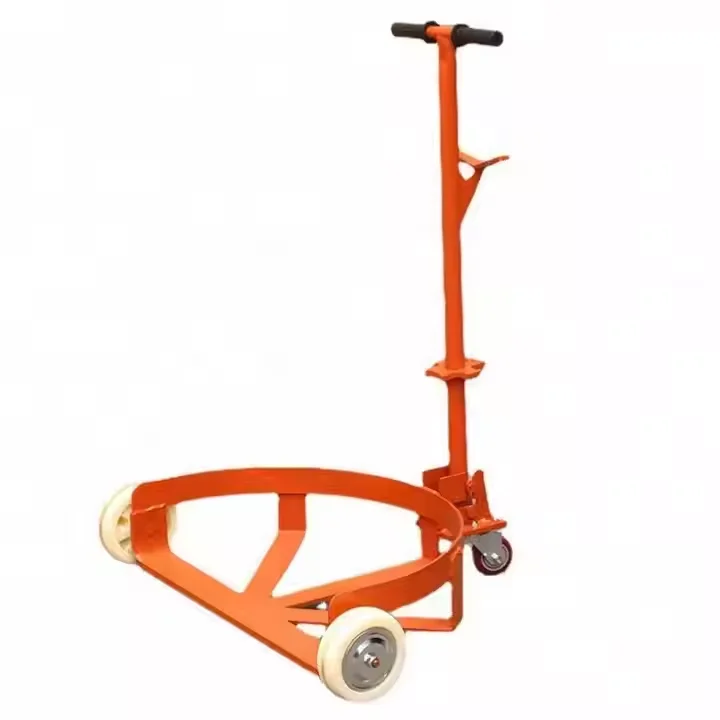 TEBAK Wholesale Low New Condition Manual Drum Mover Oil Drum Lifter Trolley for Home Use and Manufacturing Plant