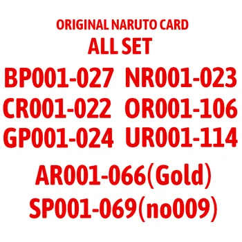 kayou Narutoes Card Wholesale Japanese Anime Card Super Rare BP NR CR MR SP OR UR PR CP GP LR ZR Complete Set Collection Card