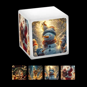 Low MOQ Customized Design logo Christmas Decoration Lights Led Lighting Table Lamp Luces Navidenas Night Lights