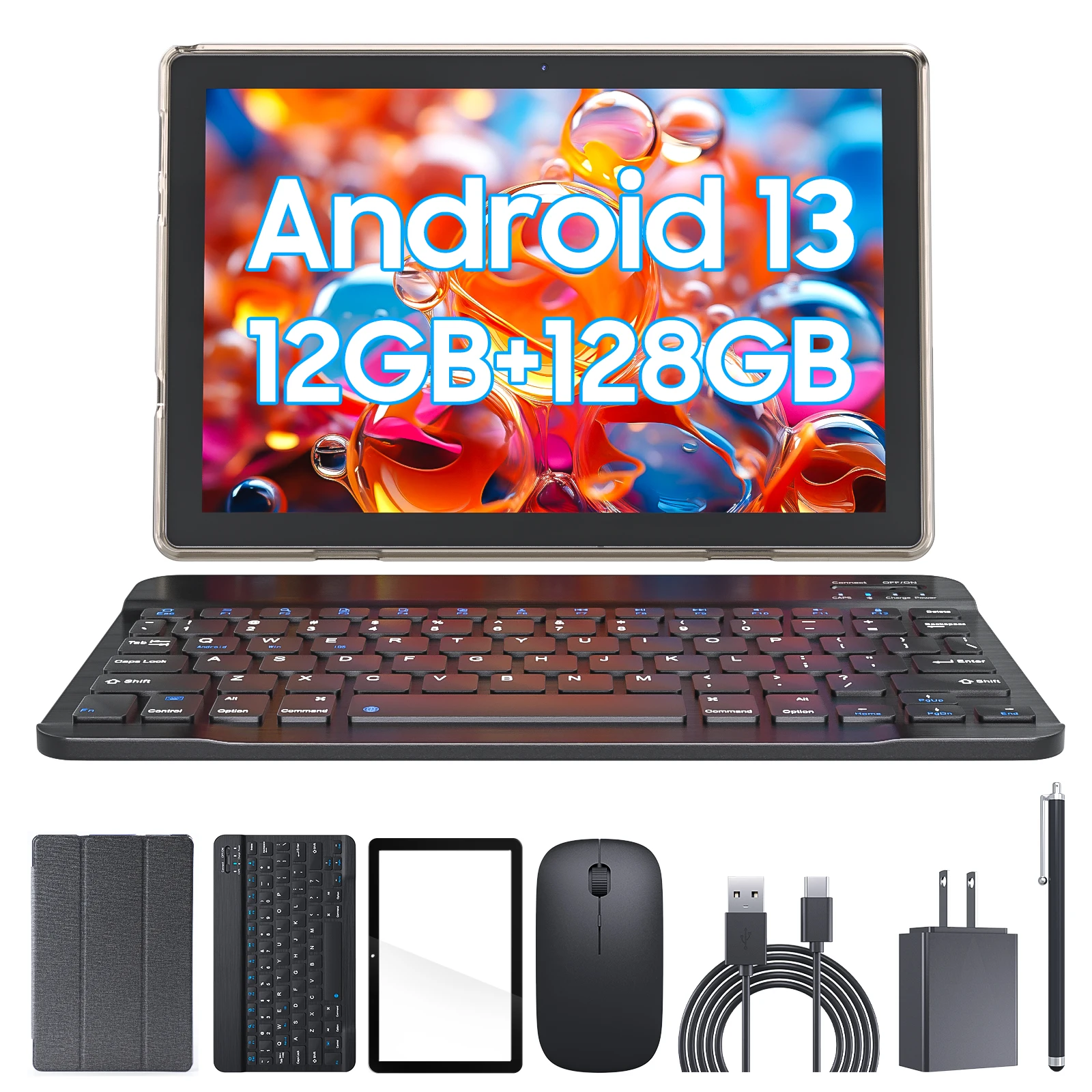 Peicheng Tablet - Android 13 with 12GB RAM & 128GB Storage