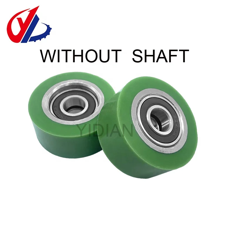 Woodworking Machinery Parts Pressure Roll Pressing Roller Silicon Rubber Wheel for Profile Wrapping Machine