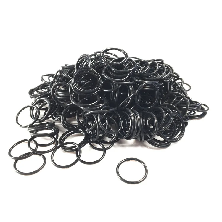 Black High Elastic Small Natural Rubber Color Ring Mini Rubber Bands for Hair High-temperature Resistant Silicone O-rings