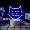 7 colors white base Cute cat