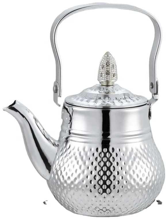 Théière marocaine magana argenté cuivre grand - Paris - Vaisselle orientale
