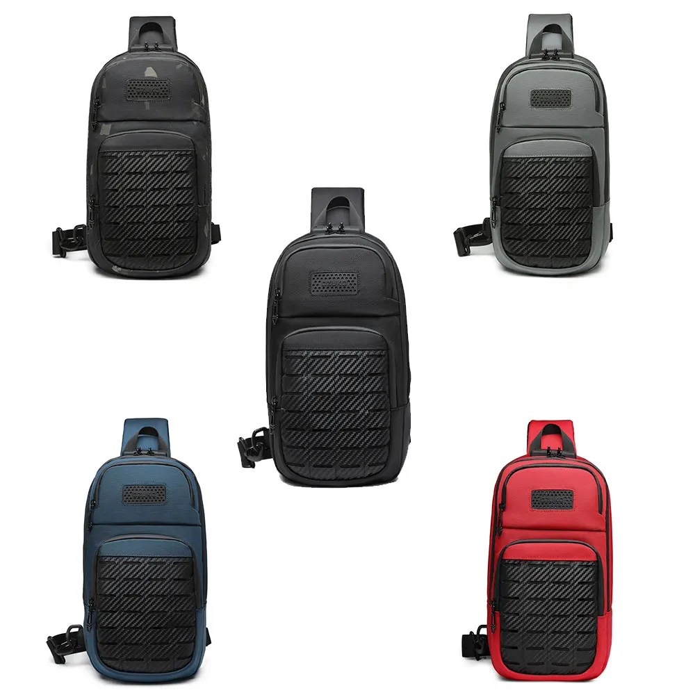 Ozuko 9565 Tactical Sling Bag - Trendy & Waterproof Design
