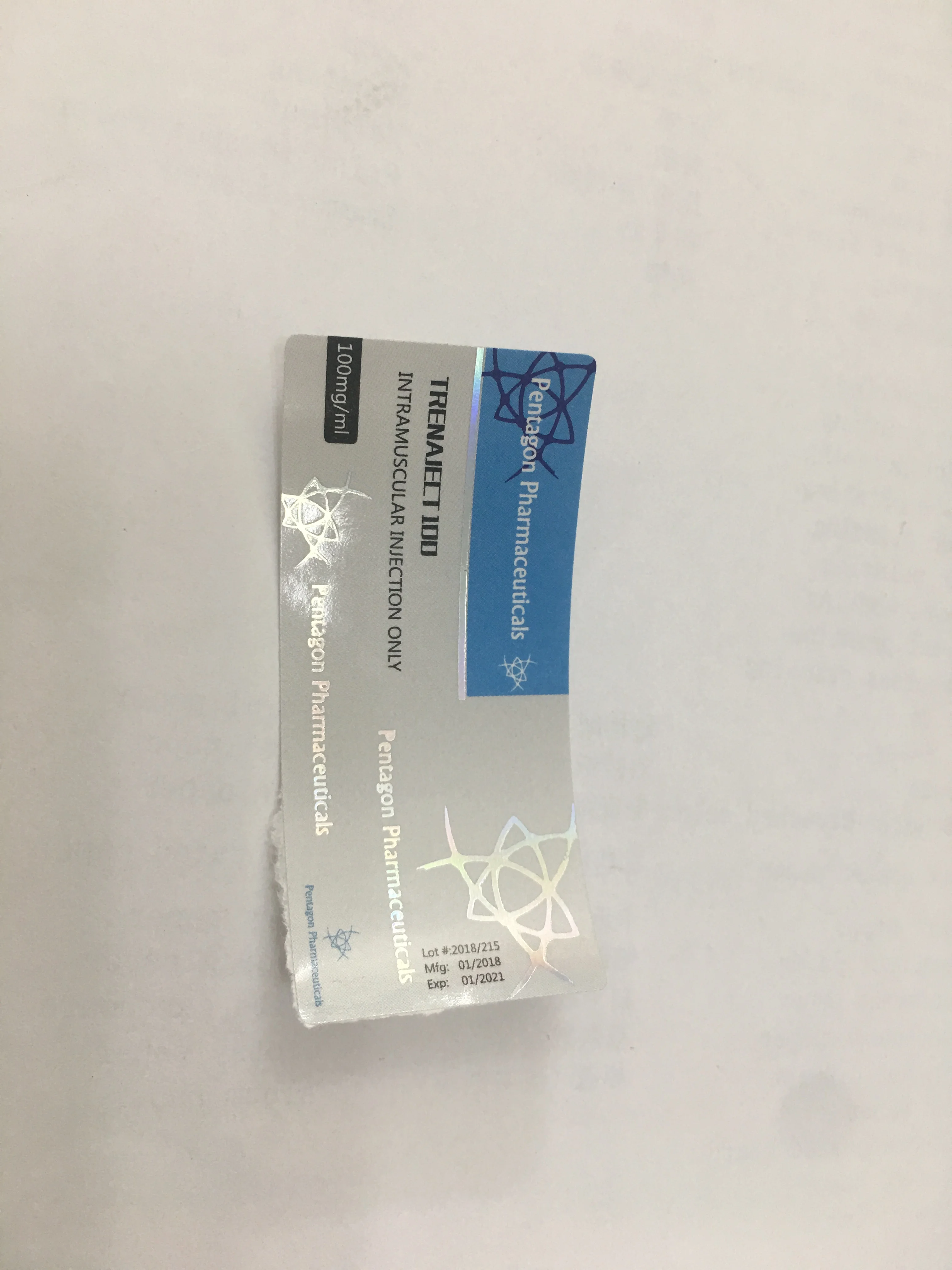 качество дешевые наклейки с использованием медицины пользовательское дизайнерское имя покрытием этикетки голограмма