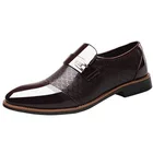 Wholesale new men's business dress shoes Large size men's leather shoes