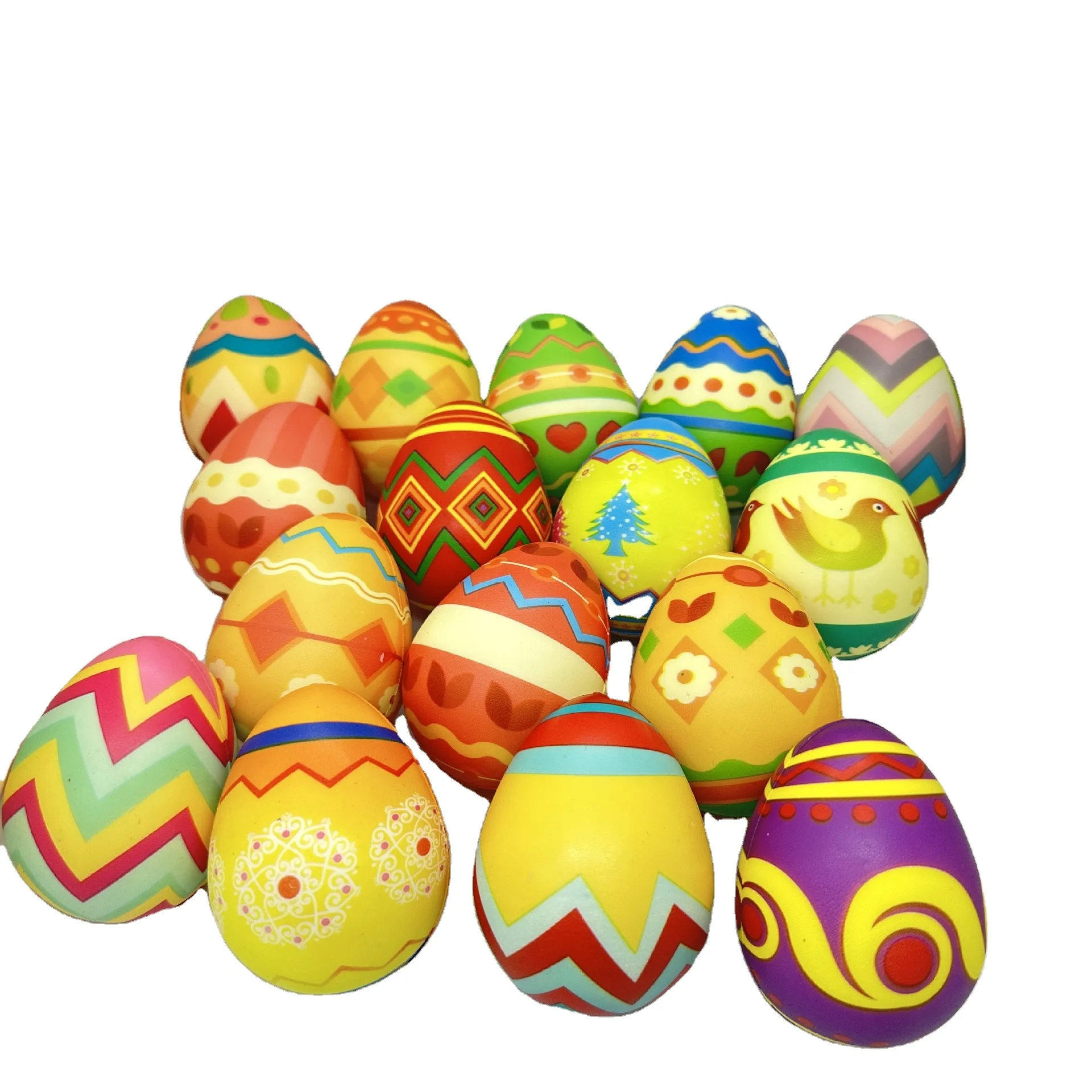 Wholesale Customized 6cm Capsule Easter Eggs Toys Color Easter Egg