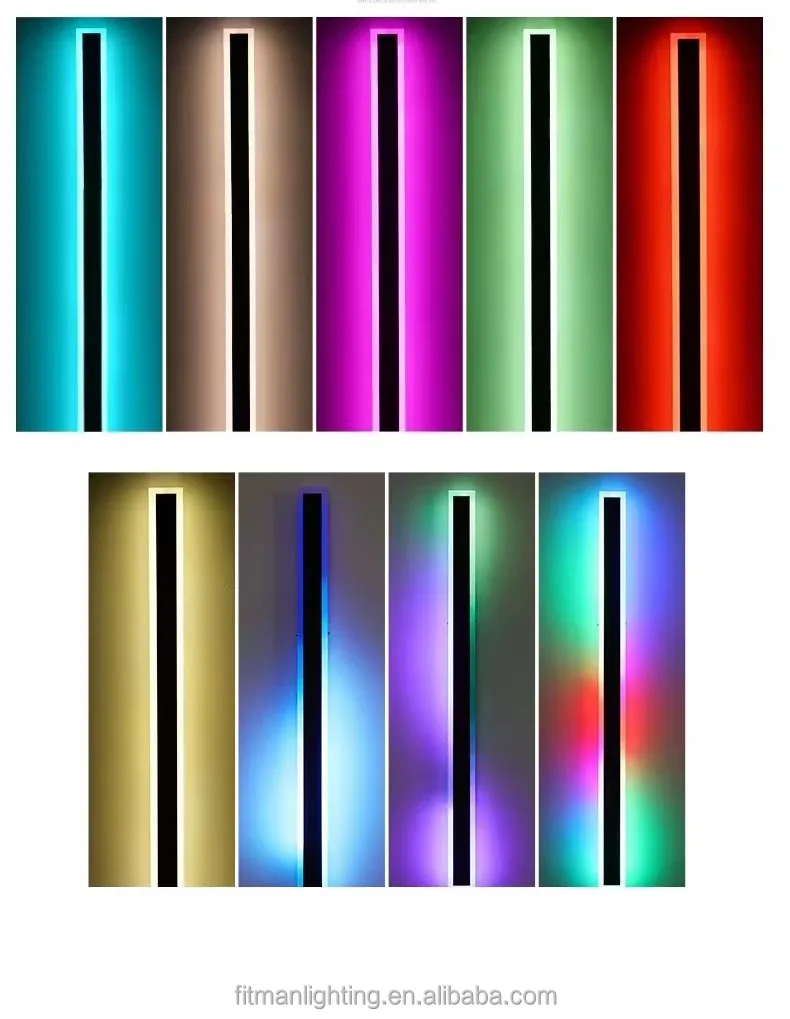 Linear Rgb Smart Outdoor LED Lights - Minimalist Garden Fencing