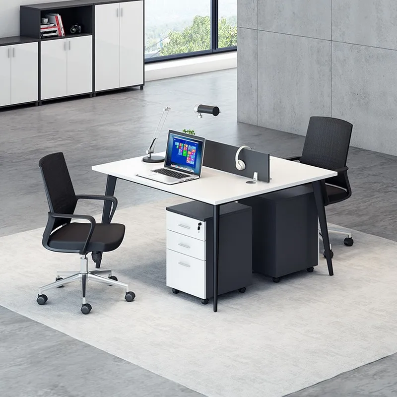 Curved Shape Light Wood Lap Desk Minimalis Office Desk Study Computer Desk