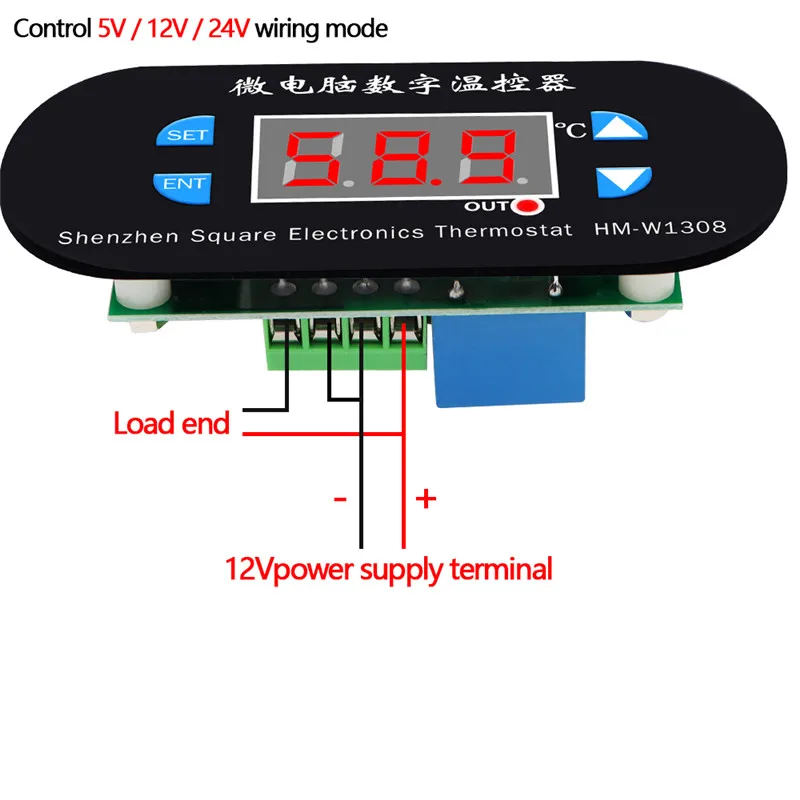 XH-W1308 Digital Thermostat Temptrature Controller Module