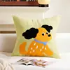 Coussin pour chiot vert citron