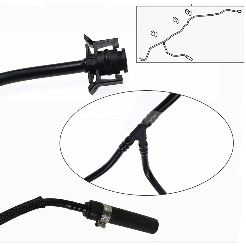 Car Overflow Hose BV618K012KF BV618K012KE Coolant Pipe Water Hose Radi... — 4
