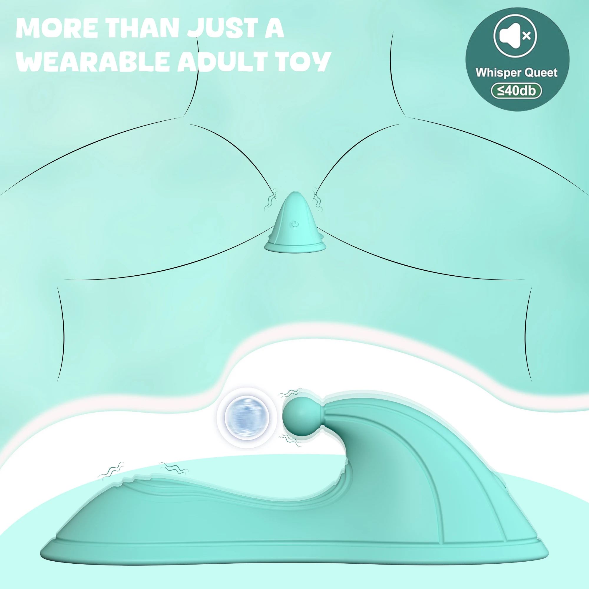Wireless Remote Control Wearable Clitoris G-Spot Vibrator for Women with Multiple Vibration Modes and App Control Mini Sex Toys