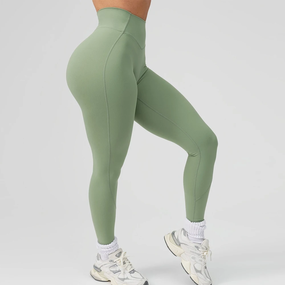 Custom High Waist Tight Training Yoga Pants Gym Fitness V-shaped Hip ...