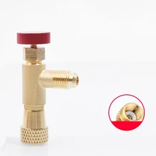 Double410A Fluorine Liquid Safety Valve Air Conditioner Parts Safety Fill Valve Special Tools For Refrigerant Charging Adapter