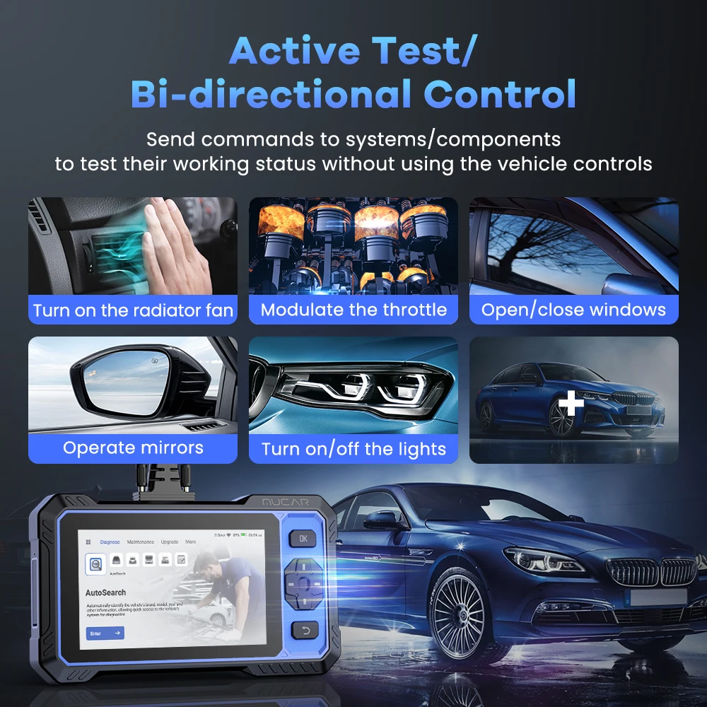 Outil de diagnostic automobile MUCAR 682, scanner OBD2 CANFD, contrôle bidirectionnel, réinitialisation complète du système, mise à jour gratuite_voghion.com