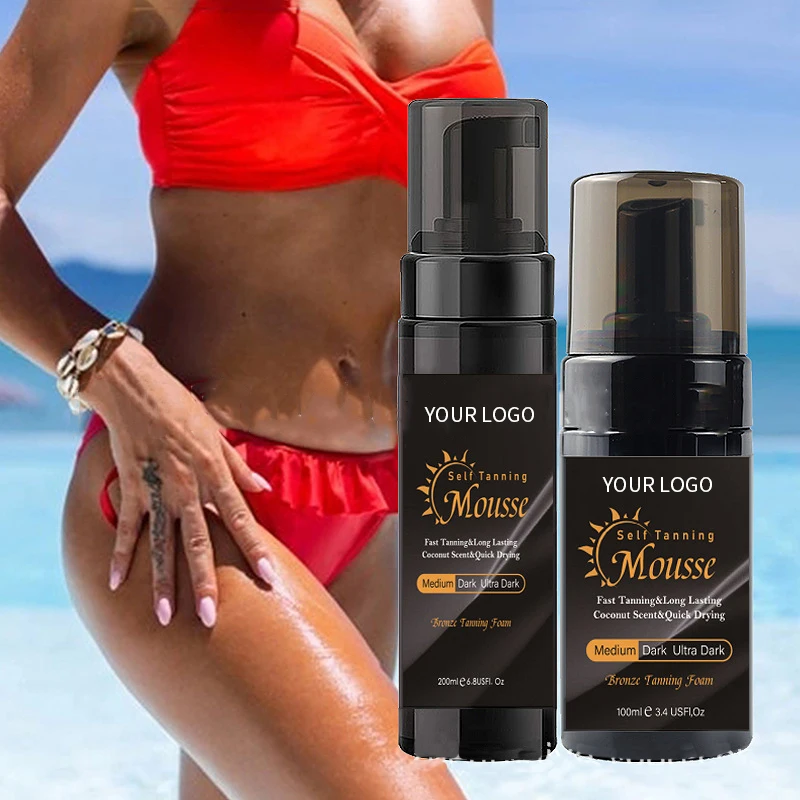 Фирменный самодельный мусс из пеноматериала темный самозагорающий с индивидуальным