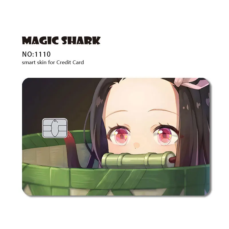 Magic Shark 3M Material Waterproof Personalised Debit Credit Card Skin OEM Multi Design Custom Bank Credit Card Sticker