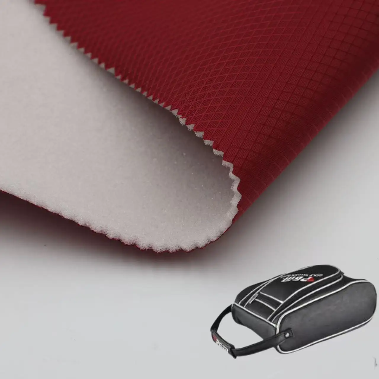 गर्म बिक्री उच्च गुणवत्ता वाला वॉटरप्रूफ ऑक्सफोर्ड कपड़ा लैमिनेटेड फोम कपड़ा बैग, सूटकेस/सीट कुशन/कार लाइनिंग लड़के/लड़कियों के लिए उपयुक्त