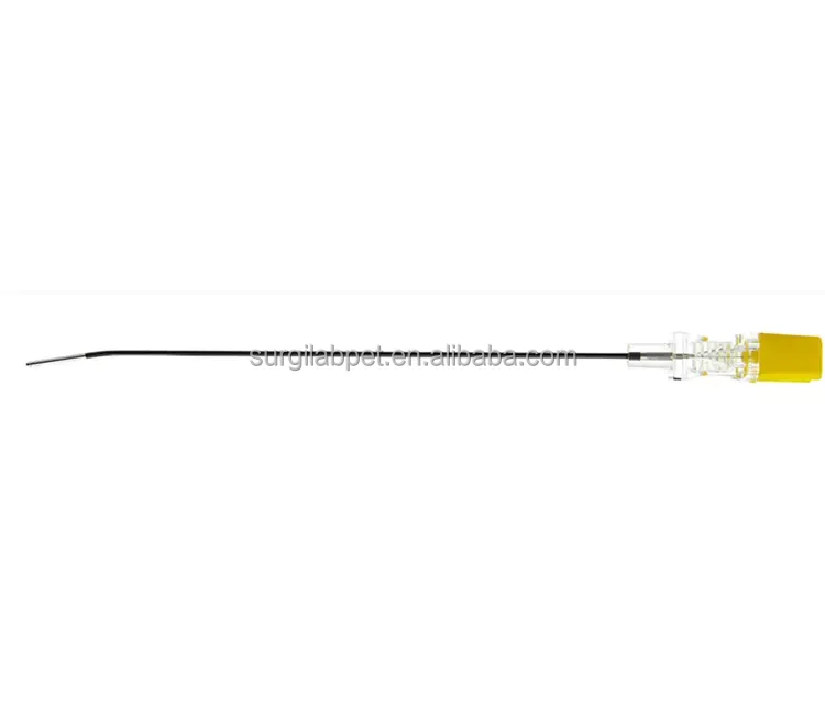 Best Selling Straight Tip 18g Rf Needle Curved Tip RF Needle with Ultrasound Universal Echogenic Rf Needle Cannula