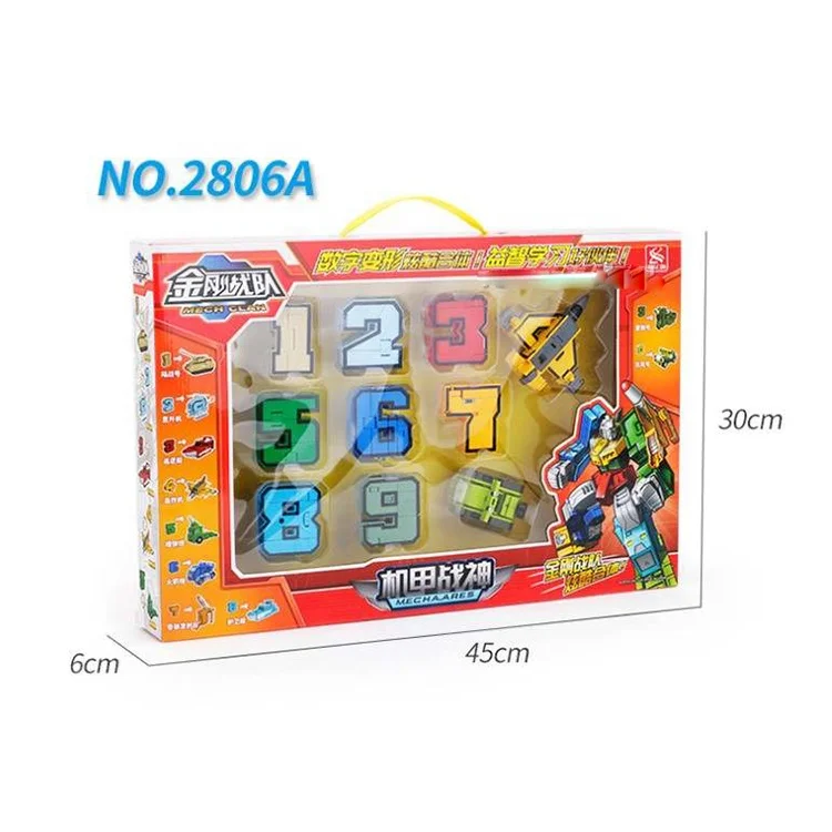 10 Numbers  Robot Toy Preschool Learning Educational Toys
