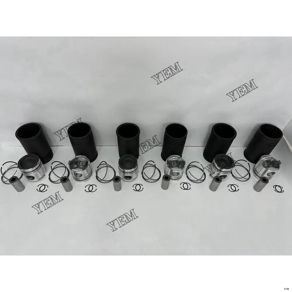 Best Quality Rebuild Kit With Cylinder Liner Piston Ring For Mitsubishi S6A2 Aftermarket Spare Parts