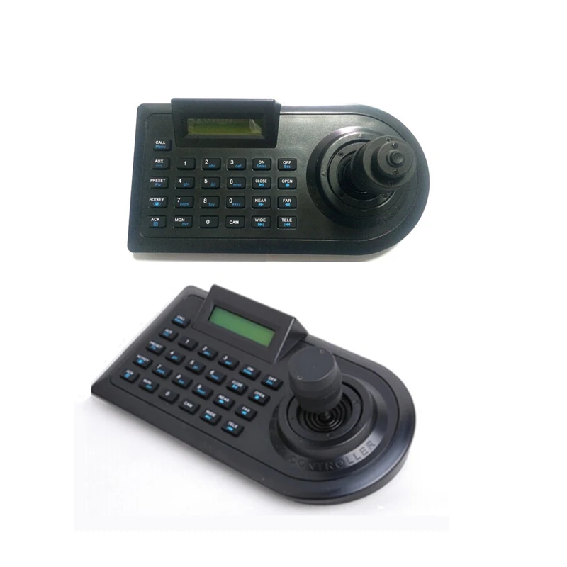PTZ Keyboard Vehicle 4D PTZ Joystick CCTV Keyboard 3D Joystick Keyboard Analog Camera PTZ Controller for Coxcial Camera
