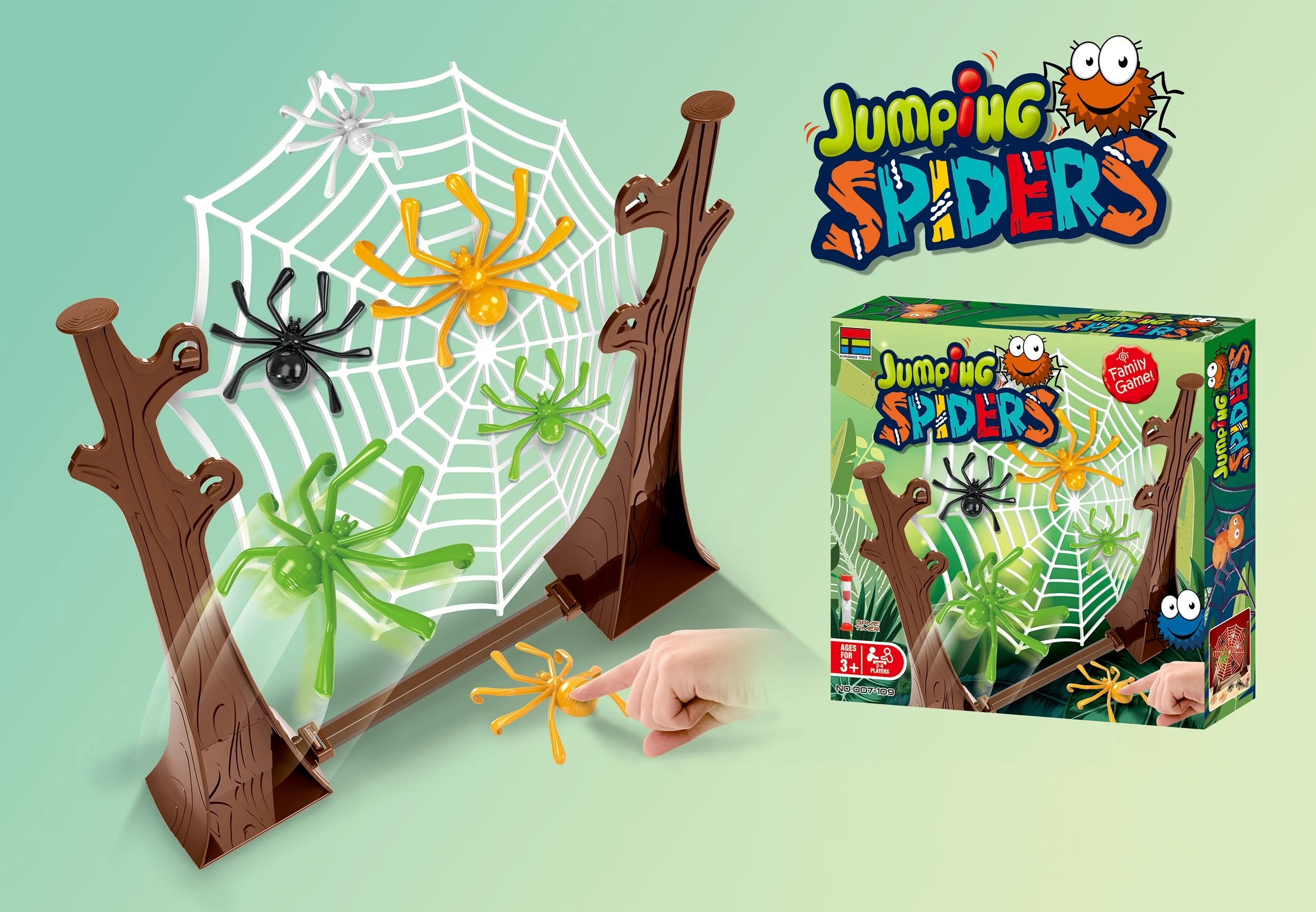 Ragni che saltano giocando a Set di giochi giocattoli educativi per bambini  giochi da tavolo regali bomboniere