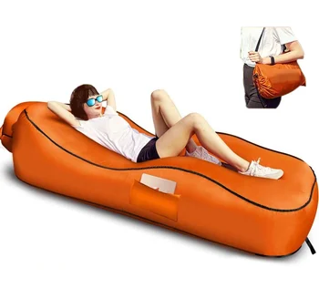 Camping Inflatable Sleeping Bag Air Lounger Couch Mattress Lazy Sofa Bed-Portable Outdoor Sleeping Gear