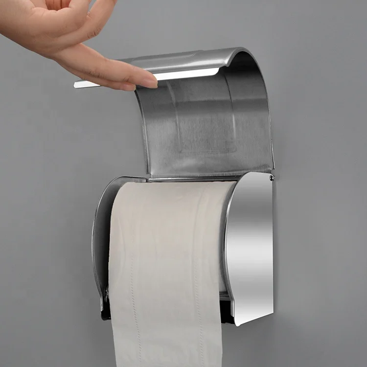 Stainless Steel Large Toilet Paper Roll Holder (KW-A40) - China Paper Roll  Holder, Toilet Paper Holder