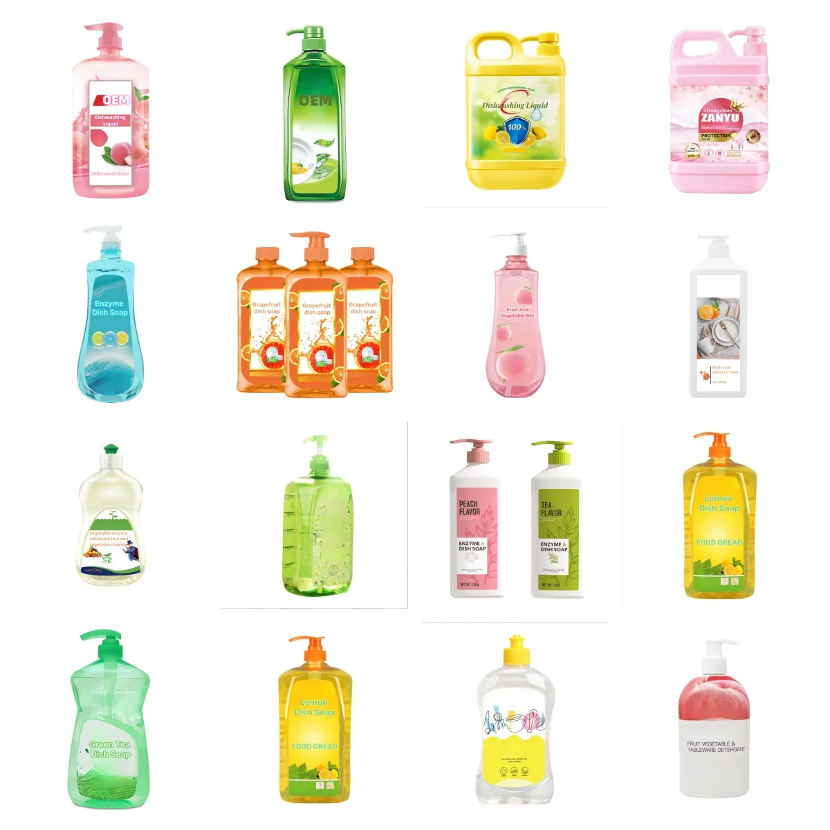 Wholesale Dish Wash Liquid Detergent With Lime Cleaner Washing Dishes