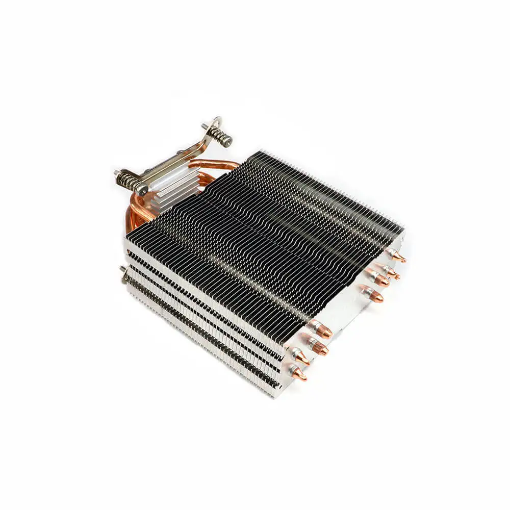 Custom Single Plate Computer CPU Zipper Fin Heat Sink with 8 Pipes ...