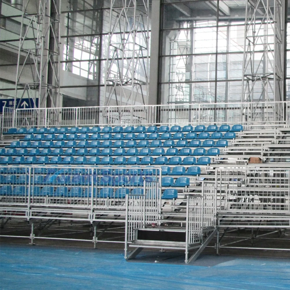Avant Sports Large Stadium Grandstand System Modular Bleachers Seating Metal Bleacher Dismountable Scaffolding Grandstands Seats