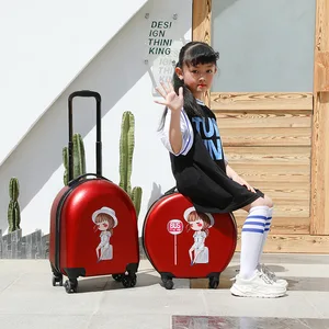 Hot Selling 18inch Trolley Bags PC Roller Luggage Bag Cartoon Trolley Luggage for Kids