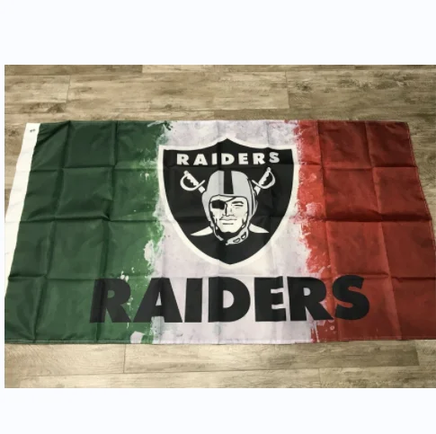 Las Vegas Raiders Black Landscape Flag / Banner 5 X 3 Ft (150 X 90 Cm) -  Flags Delivery