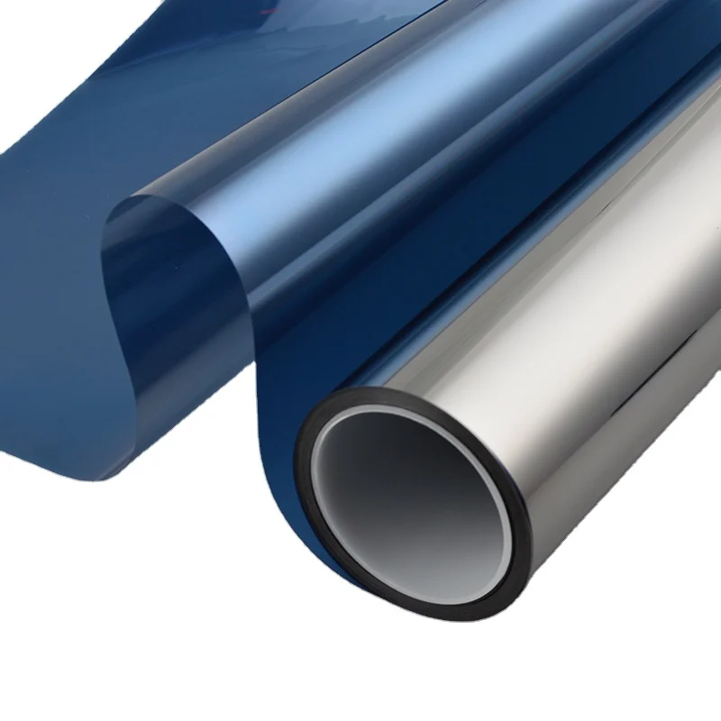 Охлаждающая стеклянная пленка декоративная ПВХ самоклеящаяся одностороннее зеркало конфиденциальная оконная