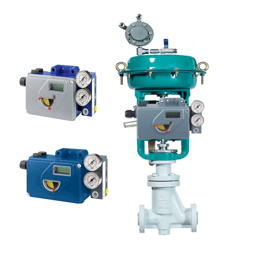 Chinese Brand Control Valve with FOXBORO SRI990 Valve Positioner and Pneumatic Valve Actuator