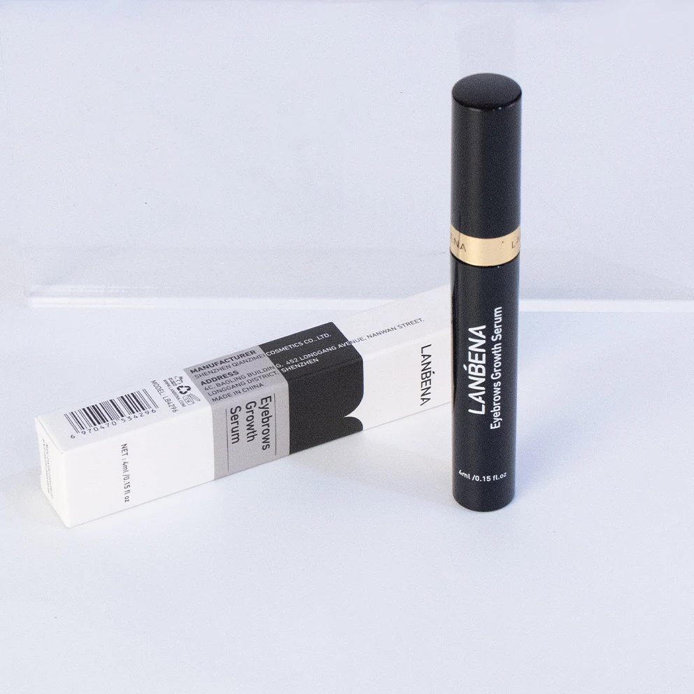 LANBENA Private Label  Eyebrow Growth Enhancer Serum for Eyebrow Nourish Thicken Repair