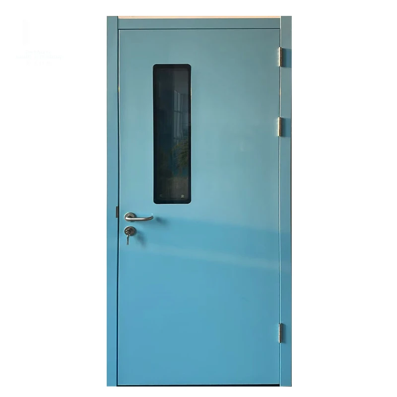 Modern Design Commercial Hollow Metal Doors steel Fire-Rated door for hotel apartment hospital