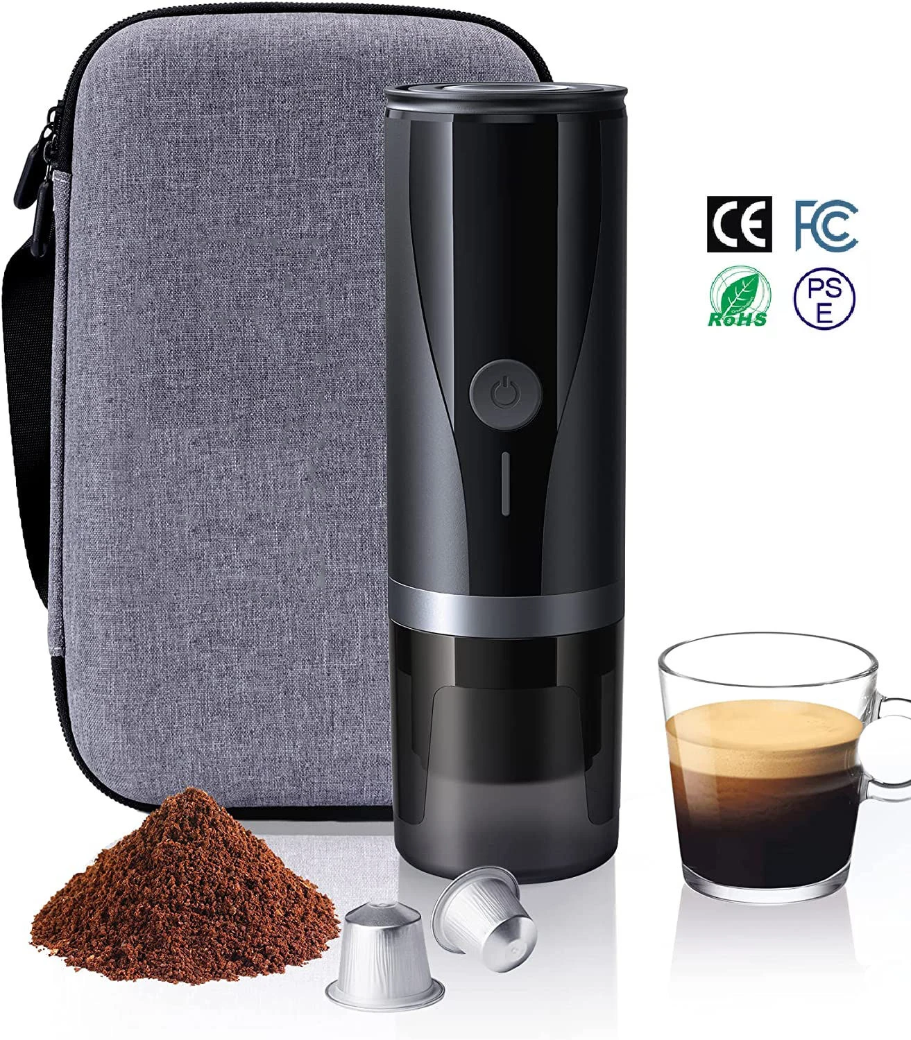 New Arrival Commercial Vending Roasting Automatic Espresso Portable Coffee Maker Machine Cappuccino Machine Battery OEM ABS 5V