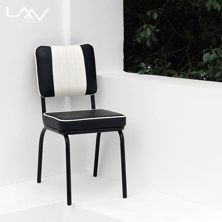 ダイナーチェア 商業アメリカンスタイルの寝椅子メタルレストランダイニングダイナー