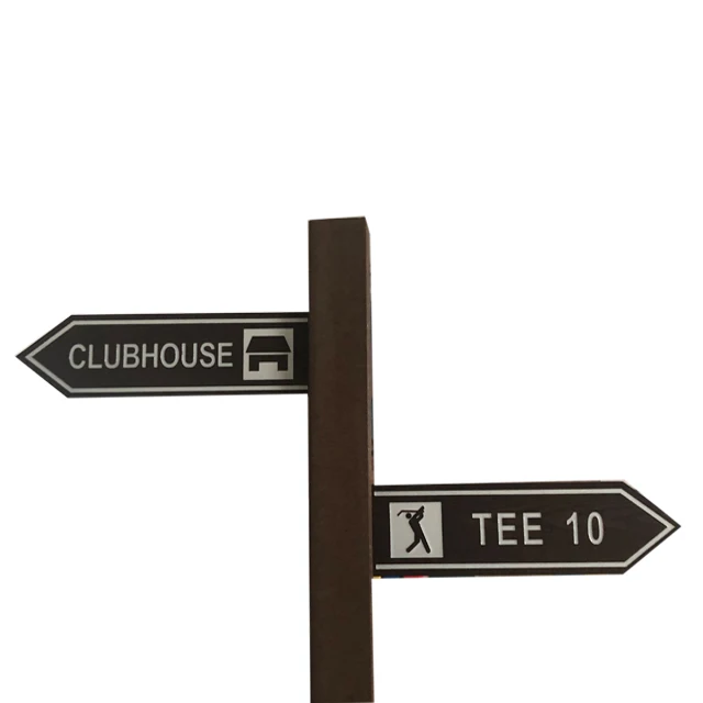 Custom Design HDPE Plastic Warning Sign Wholesale Signpost Street Sign Lumber for Outdoor Using