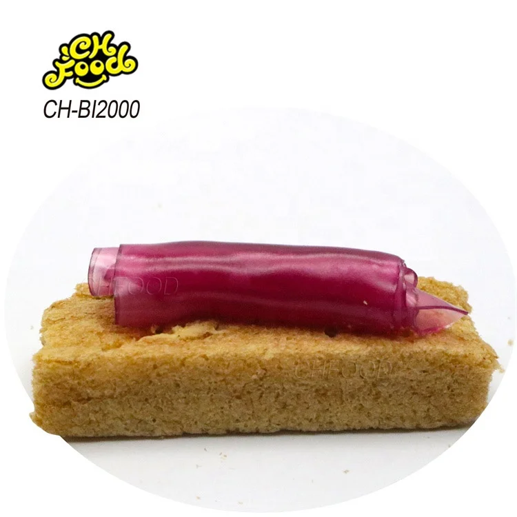 Wheat Crispy Fruit Roll Custom Crispy Biscuits and Fruity Jelly Gummy Candy Wholesale Halal Sweets Snack