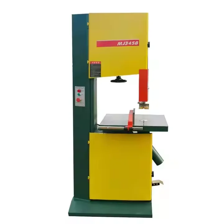 TEBAK Woodworking Vertical Wood Band Saw MJ345B Cutting Equipment Saw Mill Machine Sawmills Band Bandsaw for Furniture Cutting