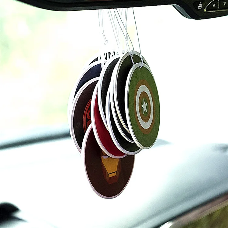 Wholesale Custom Design Paper Car Air Freshener Different Smells Custom