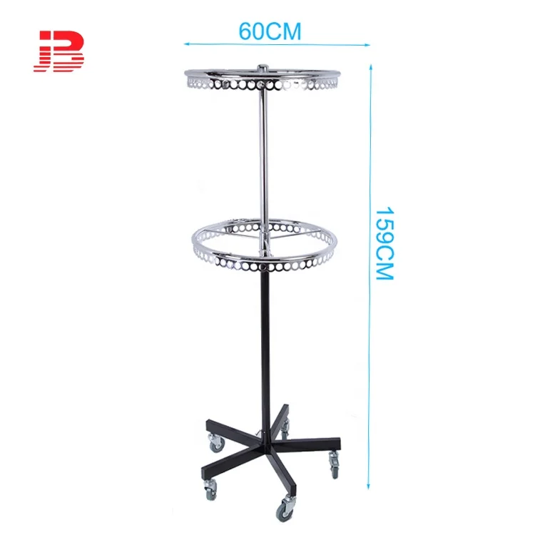 Circular Adjustable Height Hanging Display Rack for Belt/Scarf supplier