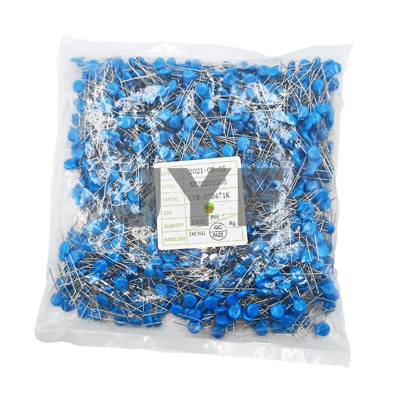 Blue Resistor Varistor 07D180K 7MM 18V Zinc Oxide Varistor