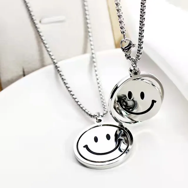 hip hop stainless steel pendant necklace unisex jewelry